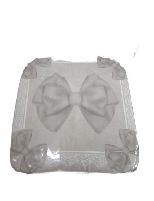 L.FIOCCO GRIGIO CUSCINI 2pz VESTO 40cm$$