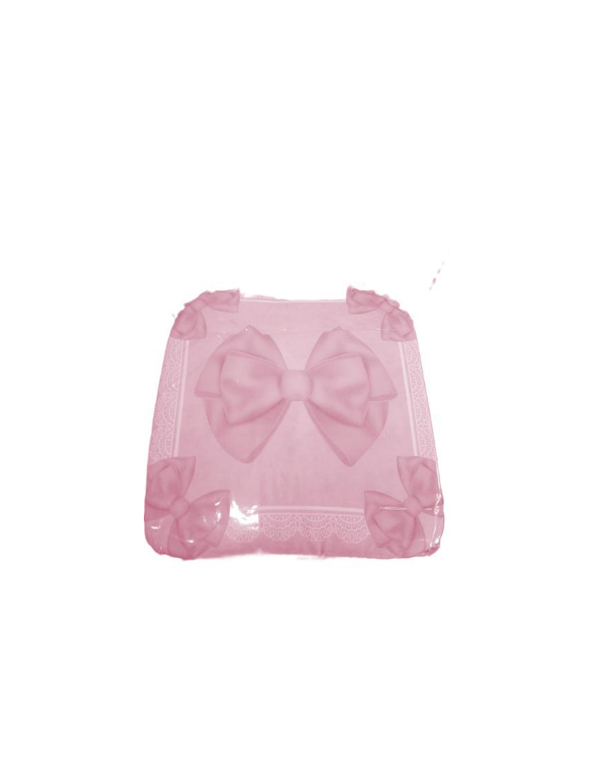 L.FIOCCO ROSA CUSCINI 6pz 4 PUNTI 40cm$$