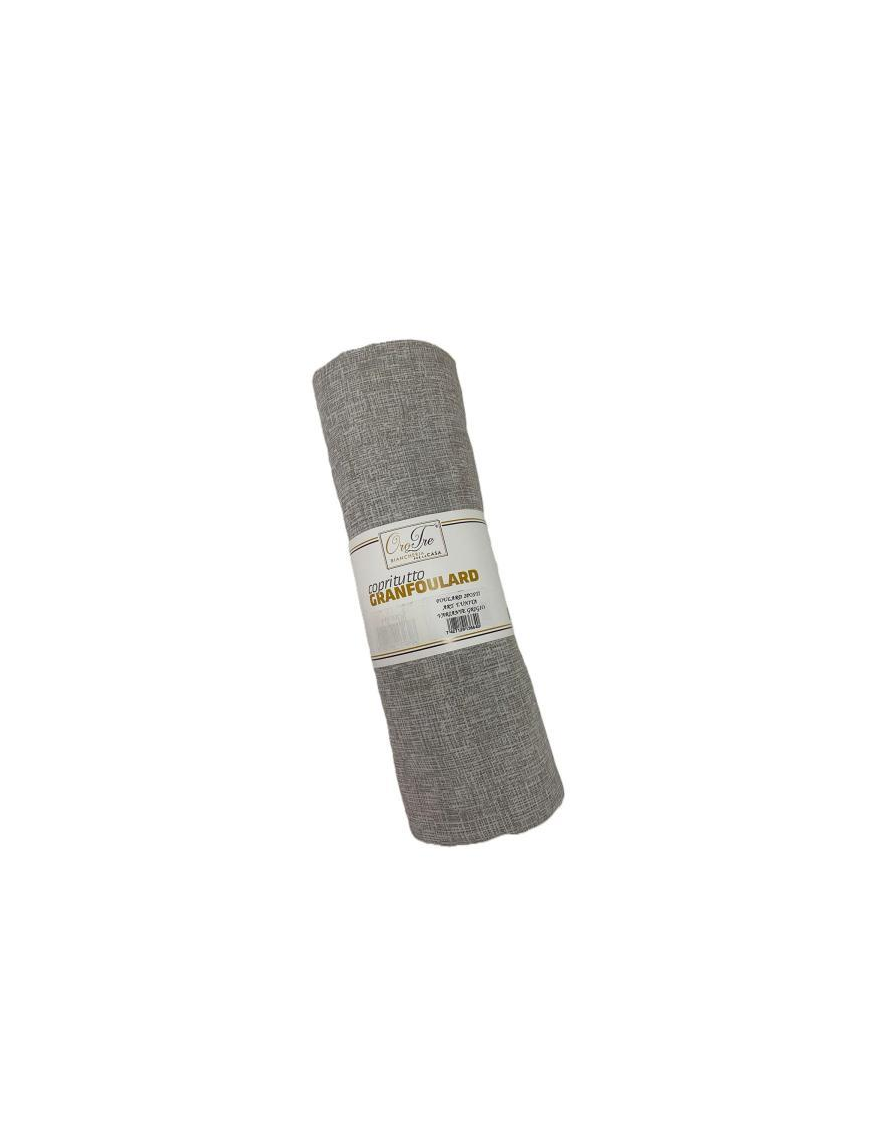 GRIGIO FOULARD 2 POSTI 280x240cm