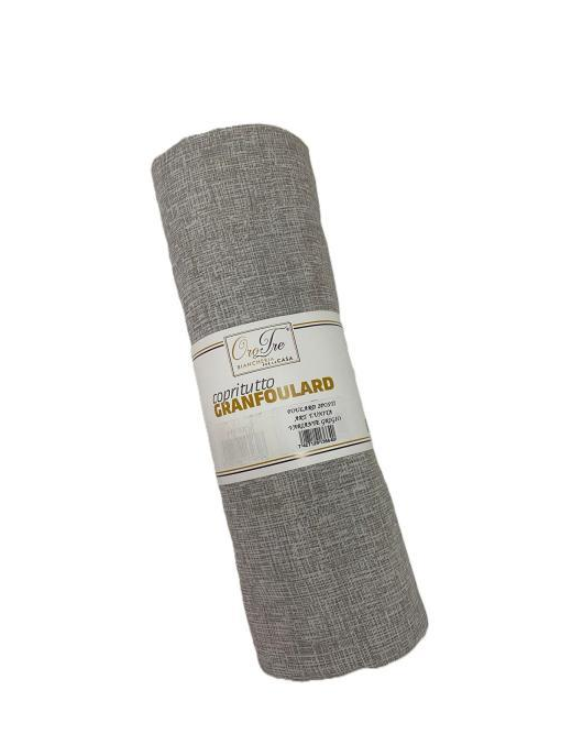 GRIGIO FOULARD 2 POSTI 280x240cm