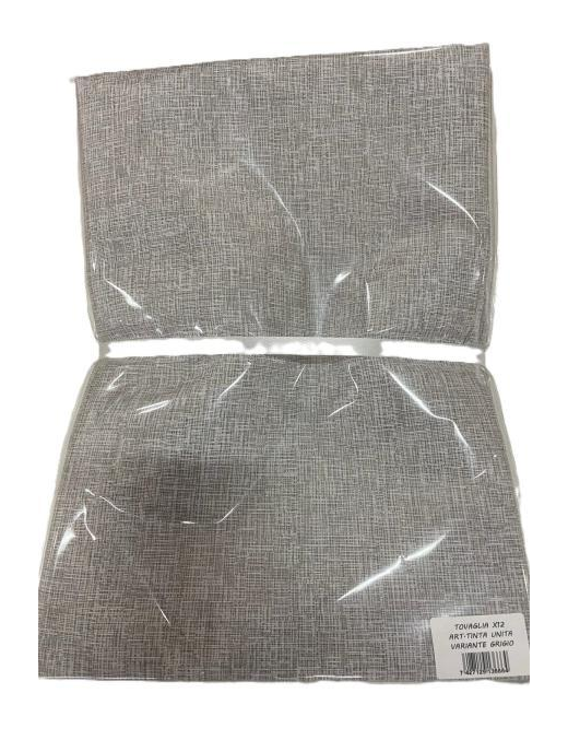 TOVAGLIA COLORE GRIGIO 140x240cm