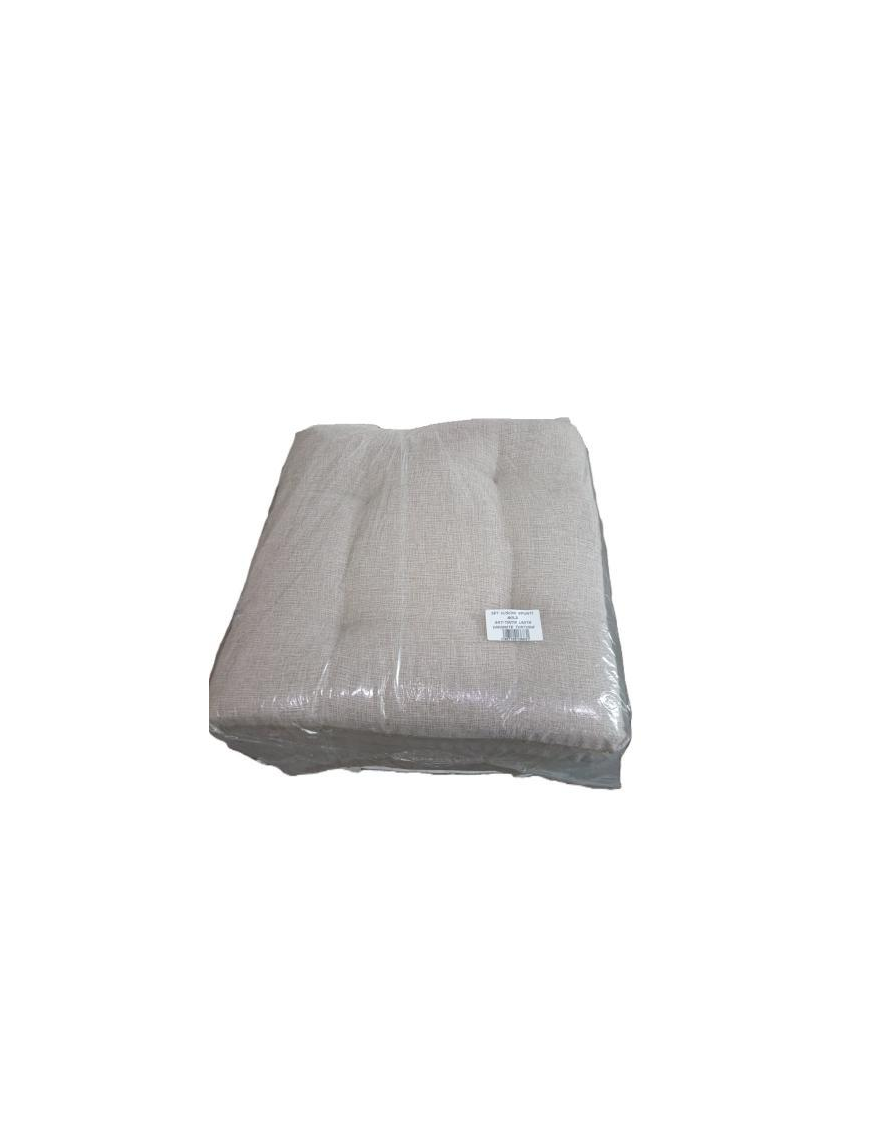 TAUPE CUSHIONS 6 pieces 4 POINTS 40cm