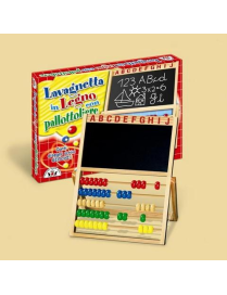 WOODEN BLACKBOARD WITH ABABLE 42x31x3 CENTIMETERS