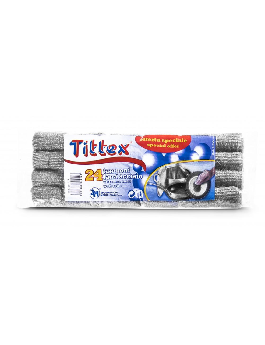 STEEL WOOL ROLLS 24 pieces