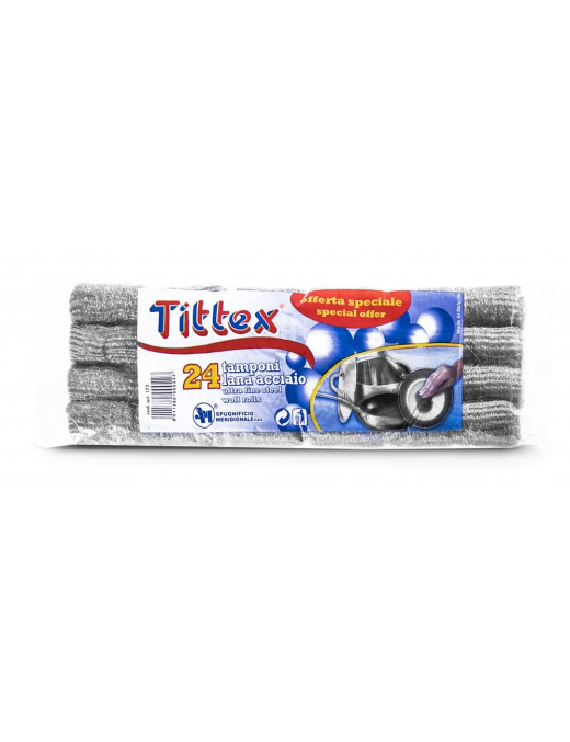 STEEL WOOL ROLLS 24 pieces