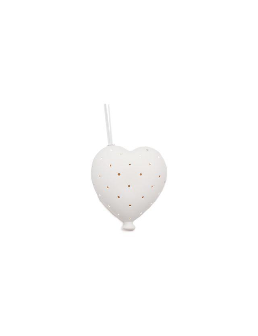 PROFUMATORE BIANCO CUORE 7x13 CENTIMETRI