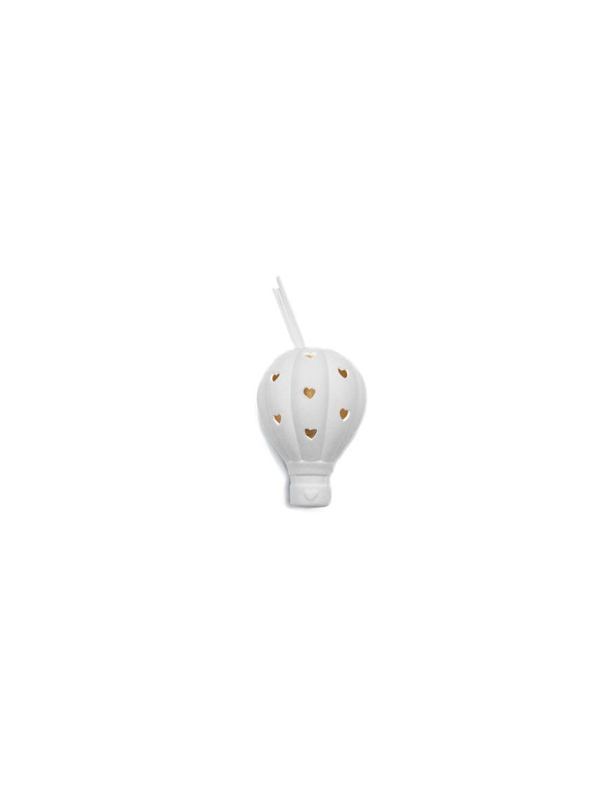 WHITE HOT AIR BALLOON PERFUMER 6x12 CENTIMETERS