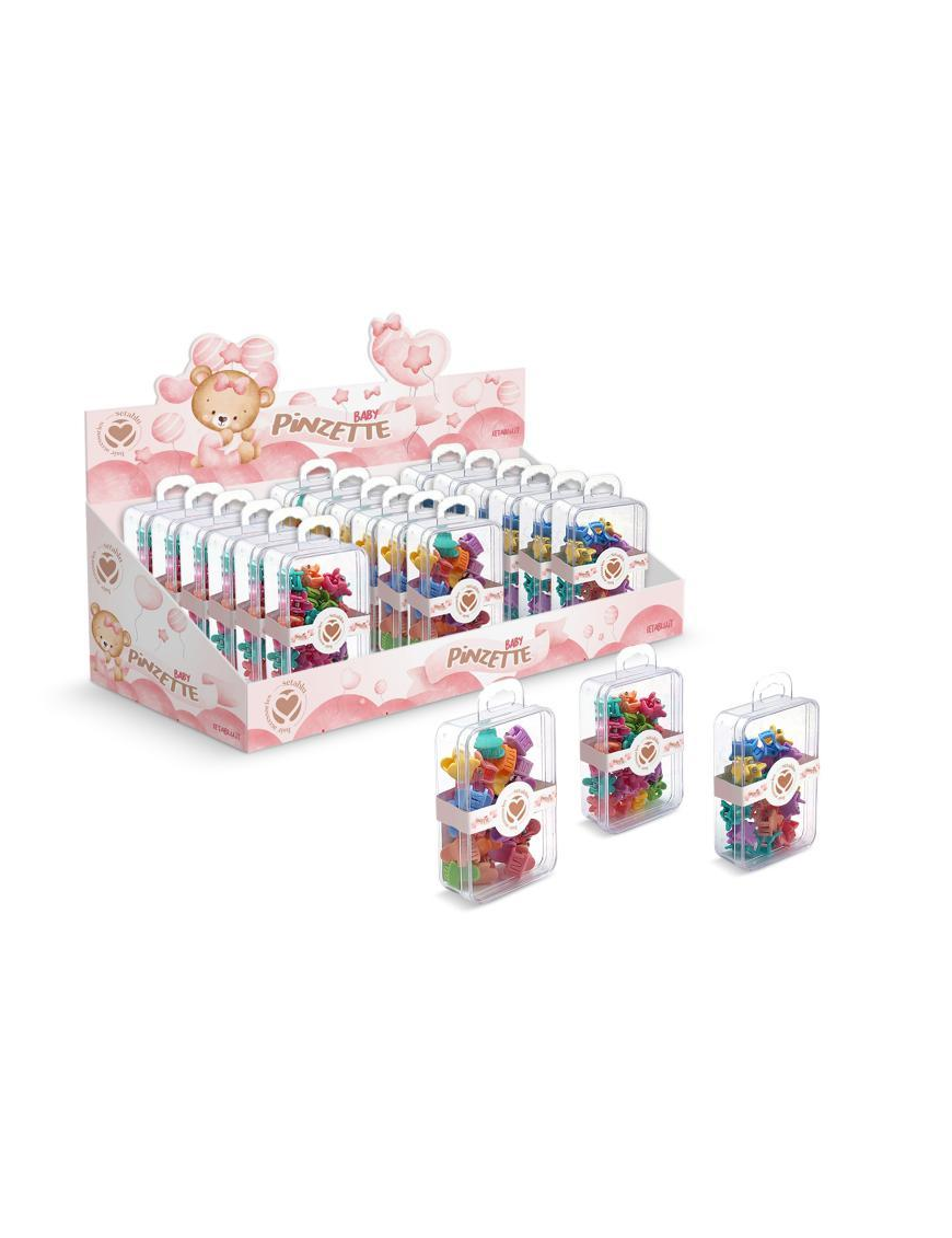 PINZETTE CAPELLI BABY 24pezzi