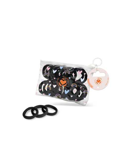 ELASTICI CAPELLI NERI 20pezzi