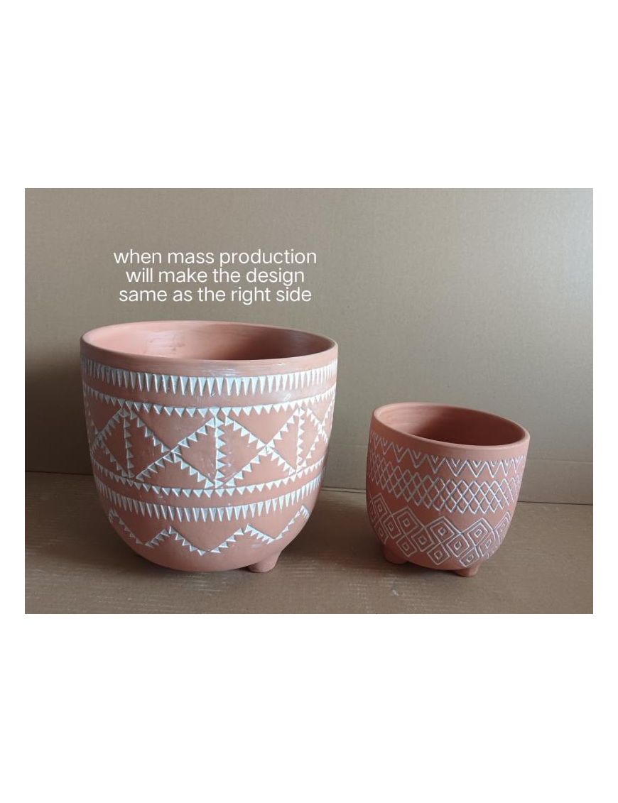 CACHEPOT IRINGA 2 PEZZI TERRACOTTA