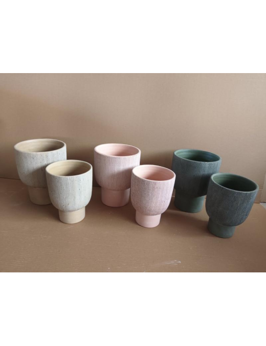CACHEPOT AMPY 2 PEZZI d.14/17 CM