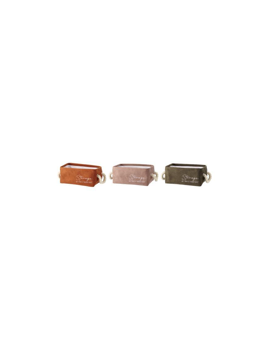 RECTANGULAR BASKET DREAD 28x19x13 CENTIMETERS