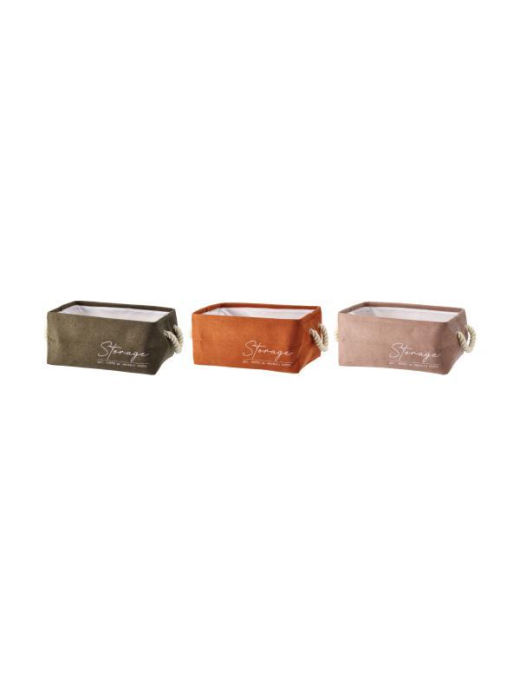 CESTINO RETTANGOLARE DREAD 35x25x16 CENTIMETRI