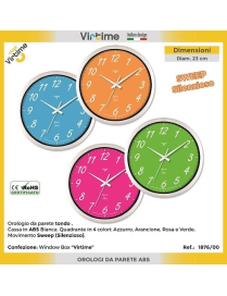 OROLOGIO PARETE ABS DIAMETRO 23 CENTIMETRI