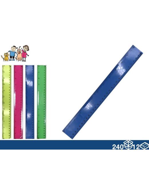 COLORED ROW 30cm ASSORTED COLORS
