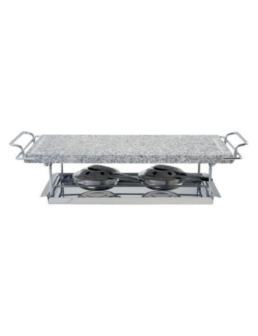 PIETRA GRILL 19x37cm+2 BRUCIATORI