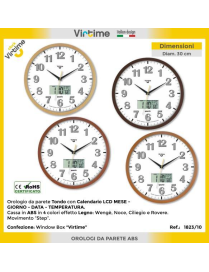 OROLOGIO PARETE ABS DIAMETRO 30 CENTIMETRI