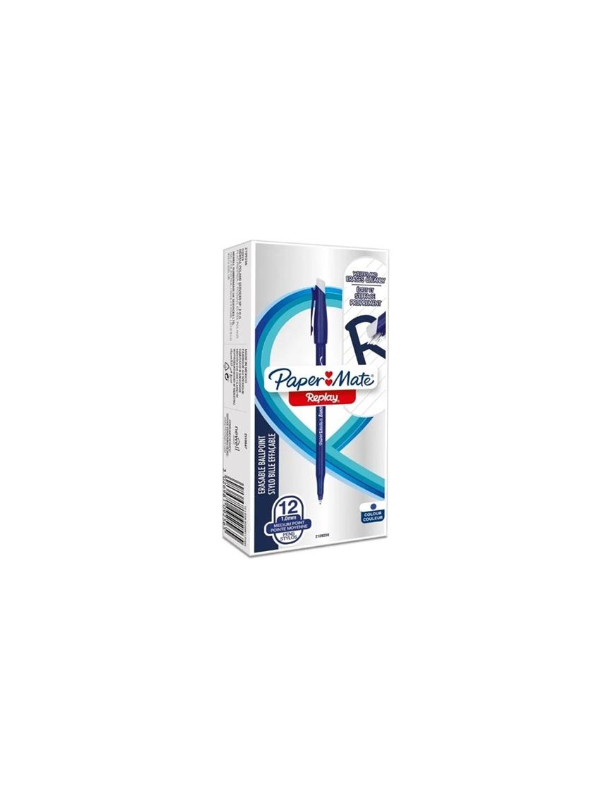 REPLAY BOX OF 12 BLUE PENS S0190824