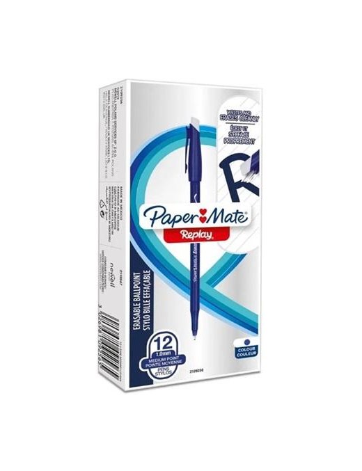 REPLAY BOX OF 12 BLUE PENS S0190824