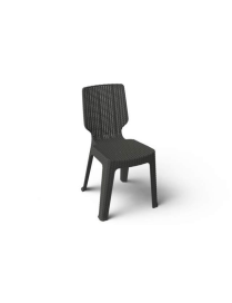 T-CHAIR CHAIR WITHOUT ARMRESTS GRAPHITE