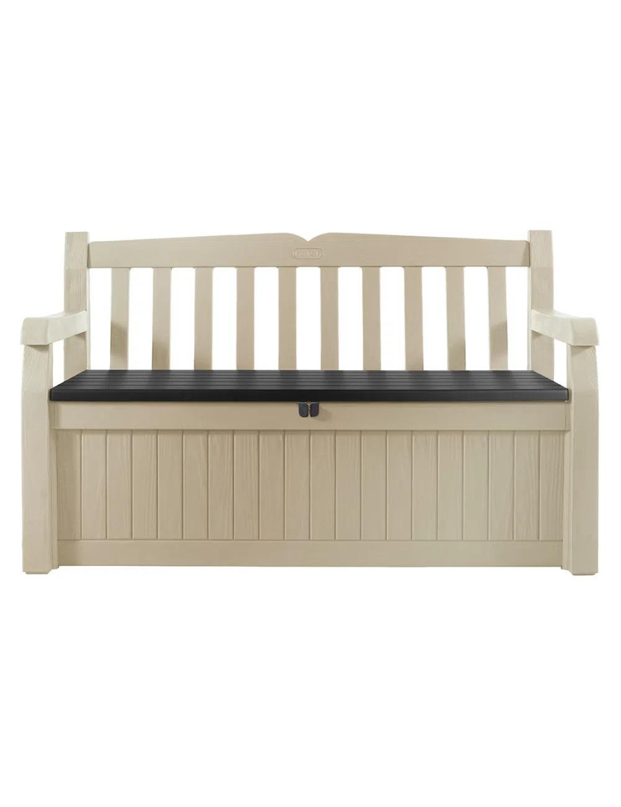 EDEN PANCHINA CONTENITORE 140x60x84 CENTIMETRI BEIGE