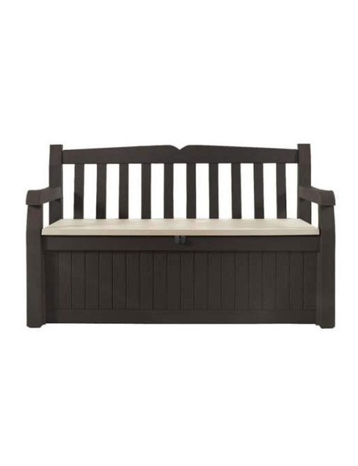 EDEN PANCHINA CONTENITORE 140x60x84 CENTIMETRI MARRONE
