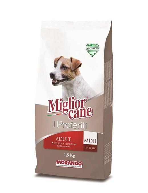 MIGLIOR CANE I PREFERITI MINI ALDULT MANZO 1,5kg
