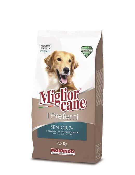 BEST DOG SENIOR FAVORITES 7+ BEEF+OATS 2.5kg