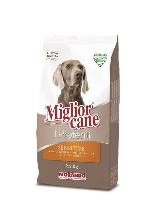MIGLIOR CANE I PREFERITI SENSITIVE SALMONE 2,5kg