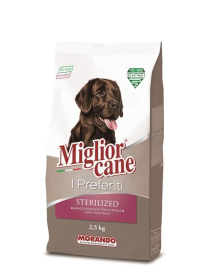 BEST DOG FAVORITES STERILIZED TURKEY 2,5kg