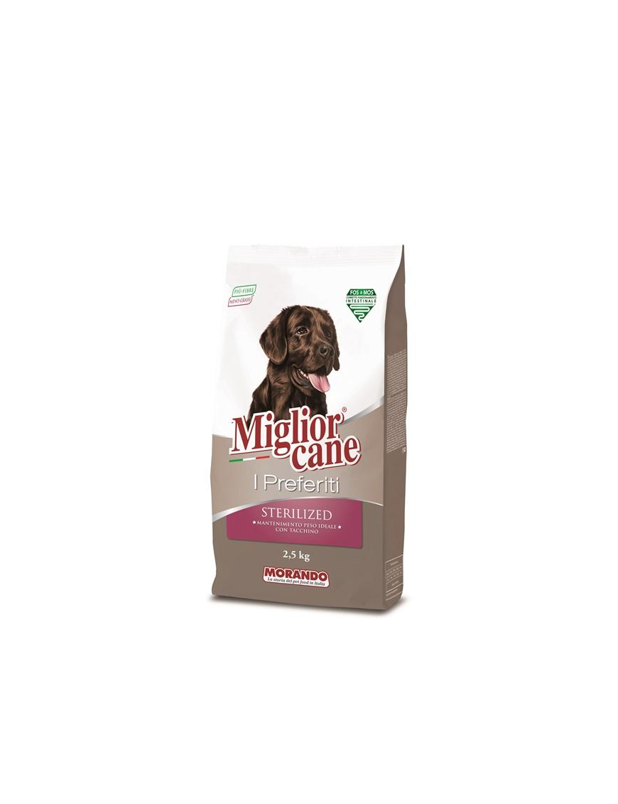BEST DOG FAVORITES STERILIZED TURKEY 2,5kg