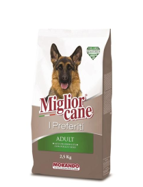 MIGLIOR CANE I PREFERITI ADULT POLLO+RISO 2,5kg