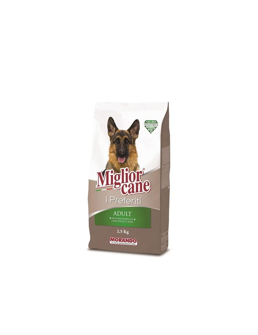 MIGLIOR CANE I PREFERITI ADULT POLLO+RISO 2,5kg
