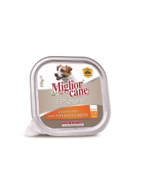 MIGLIOR CANE I PREFERITI PAT RUSTICO VITELLO+CAROTE 150g