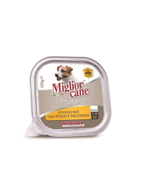 MIGLIOR CANE I PREFERITI PAT RUSTICO POLLO+TACCHINO 150g