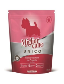 MIGLIOR CANE UNICO CROCCHETTEANTINI SUINO+PROSCIUTTO 800g