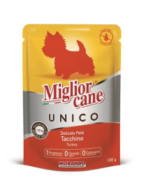 MIGLIOR CANE UNICO PAT TACCHINO 100gr