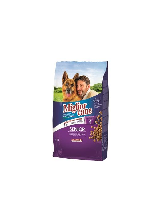 MIGLIOR CANE SENIOR CROCCHETTE POLLO 4kg