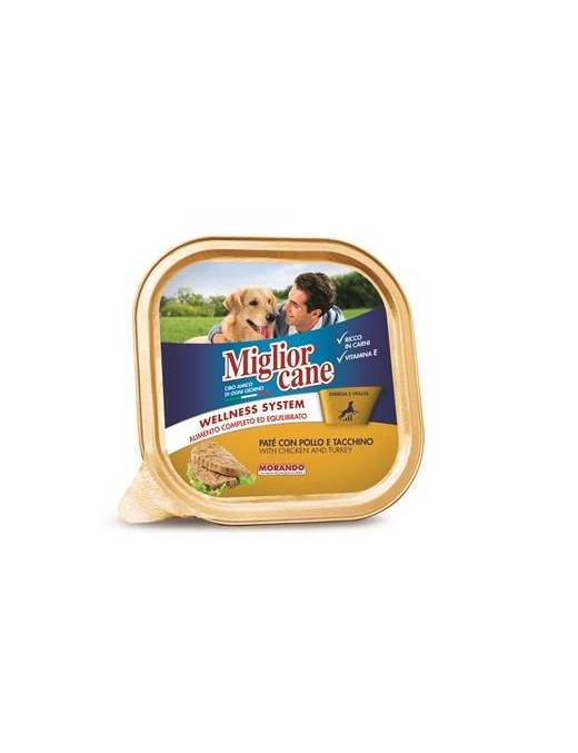 MIGLIOR CANE VASCHETTA 150gr POLLO/TACCHINO
