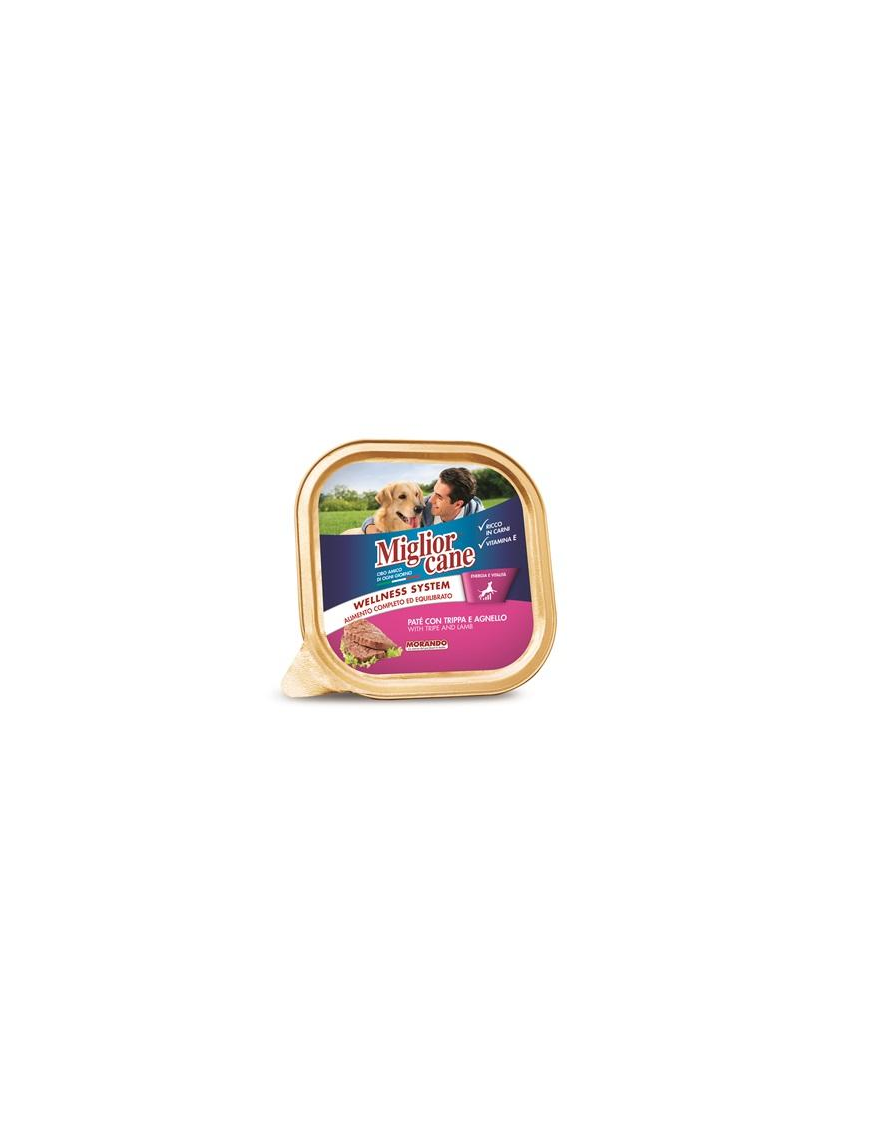 MIGLIOR CANE VASCHETTA 300gr TRIPPA+AGNELLO