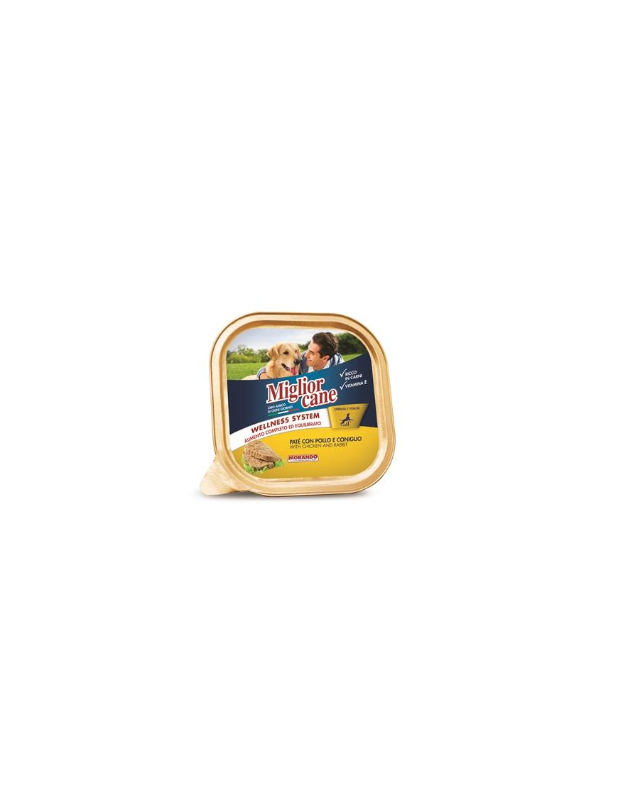 MIGLIOR CANE VASCHETTA 300gr CONIGLIO+POLLO