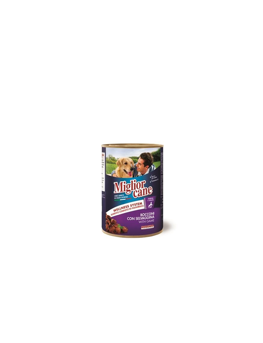 MIGLIOR CANE BOCCONI 405gr SELVAGGINA