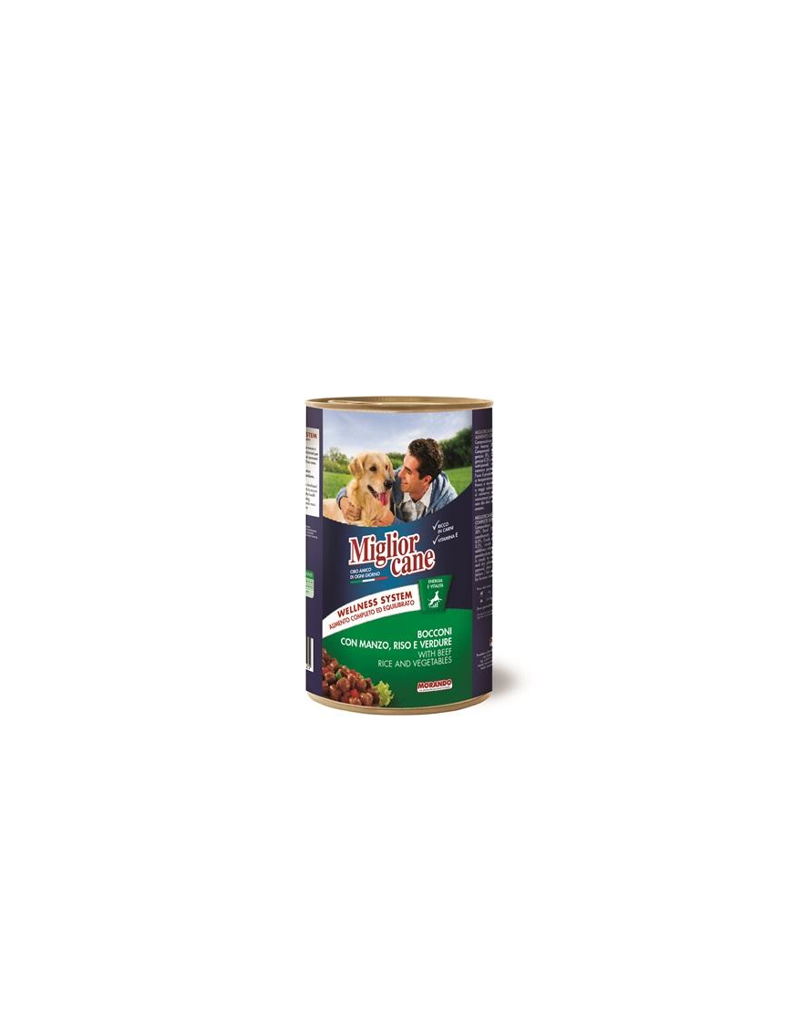MIGLIOR CANE BOCCONI 1250g MANZO/RISO/VERDURE