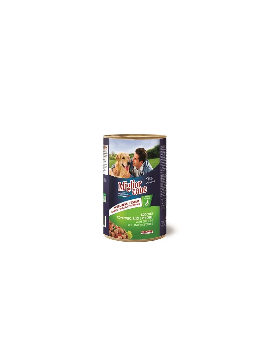 MIGLIOR CANE BOCCONI 1250g POLLO/RISO/VERDURE