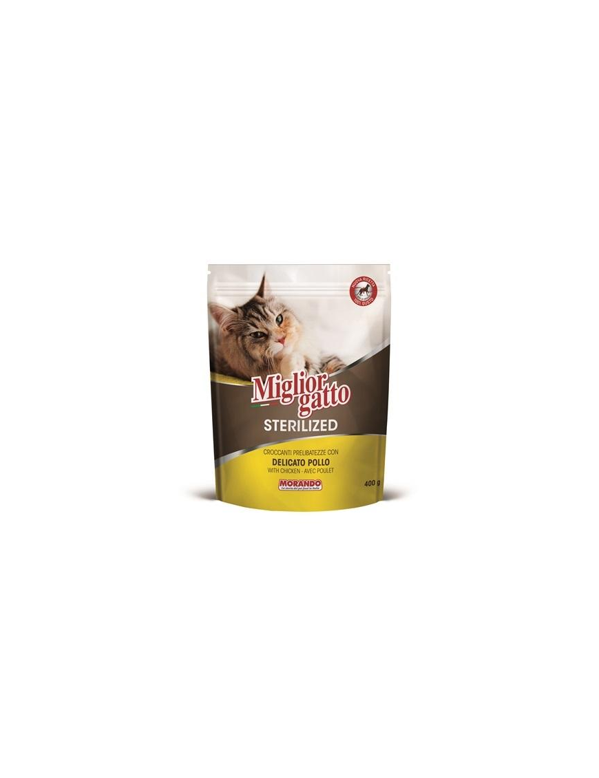 MIGLIOR GATTO STERILIZED CROCCHETTE POLLO DELICATO 400g