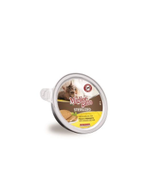MIGLIOR GATTO STERILIZED MOUSSE POLLO+PROSCIUTTO 85gr