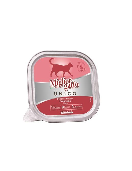 BEST SINGLE CAT DELICIOUS HAM MOUSSE 100gr