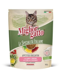 MIGLIOR GATTO SPECIALITa' ITALIANE CROCCANTINI 400g SUIN
