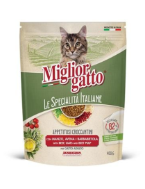 MIGLIOR GATTO SPECIALITa' ITALIANE CROCCANTINI 400g MANZ