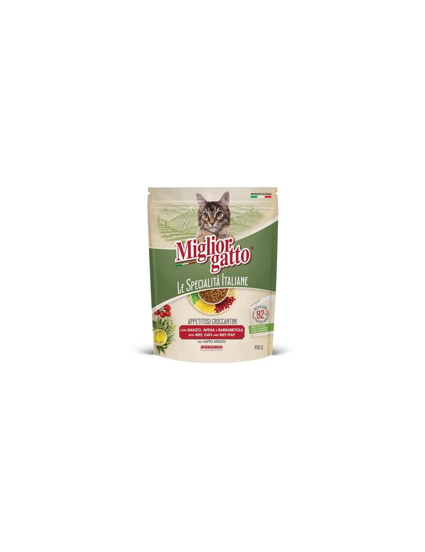 MIGLIOR GATTO SPECIALITa' ITALIANE CROCCANTINI 400g MANZ